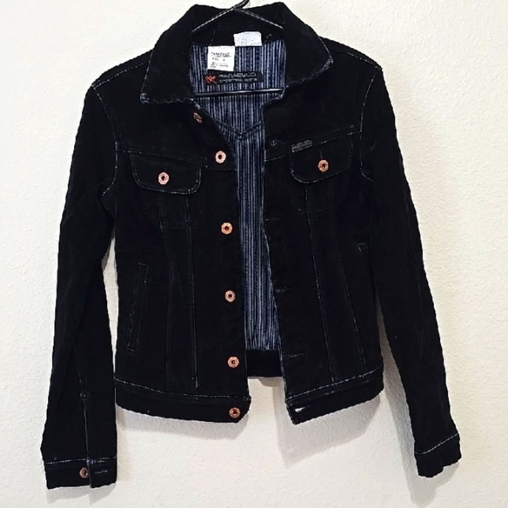 Parasuco Women's,  Black Courdoroy Jacket S